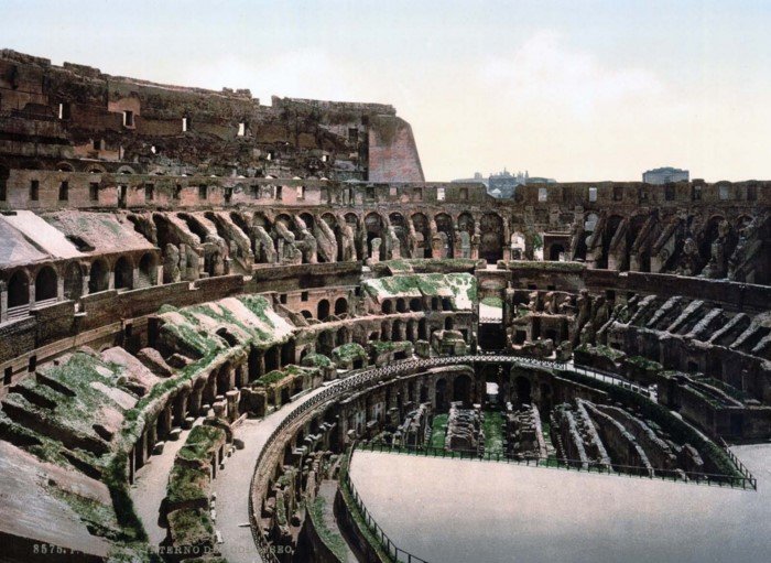 Редкие раскрашенные снимки Рима 1890-х годов