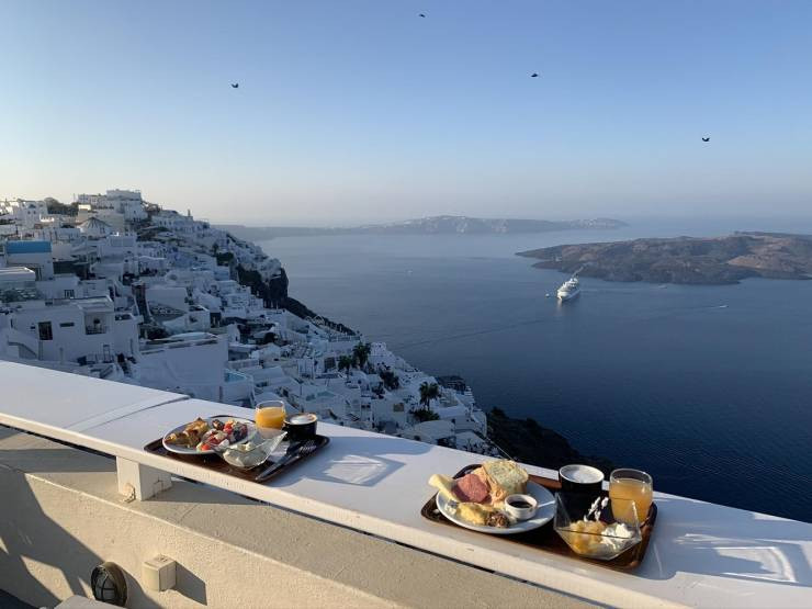 Завтрак с прекрасным видом становится вкуснее Путешествия