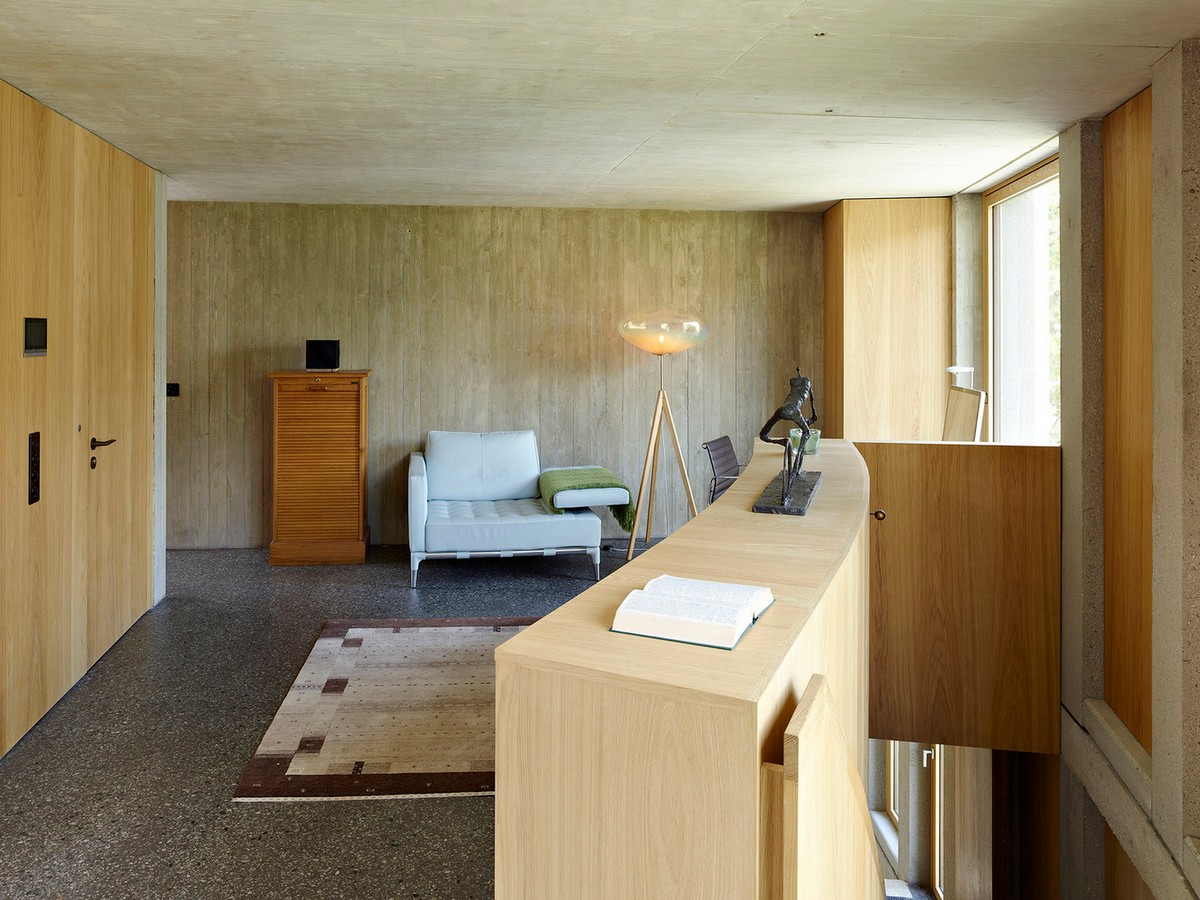 Жилой дом округлой формы в Швейцарии