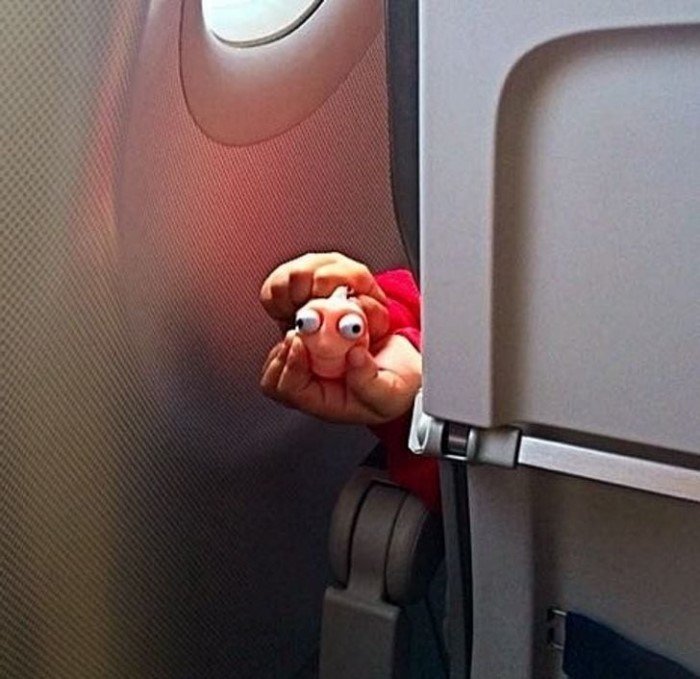 Чего только не происходит на борту самолёта