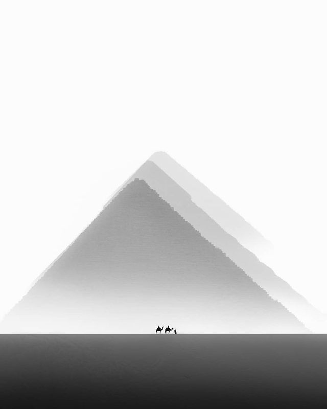 Знаменитые пирамиды Гизы на захватывающих снимках