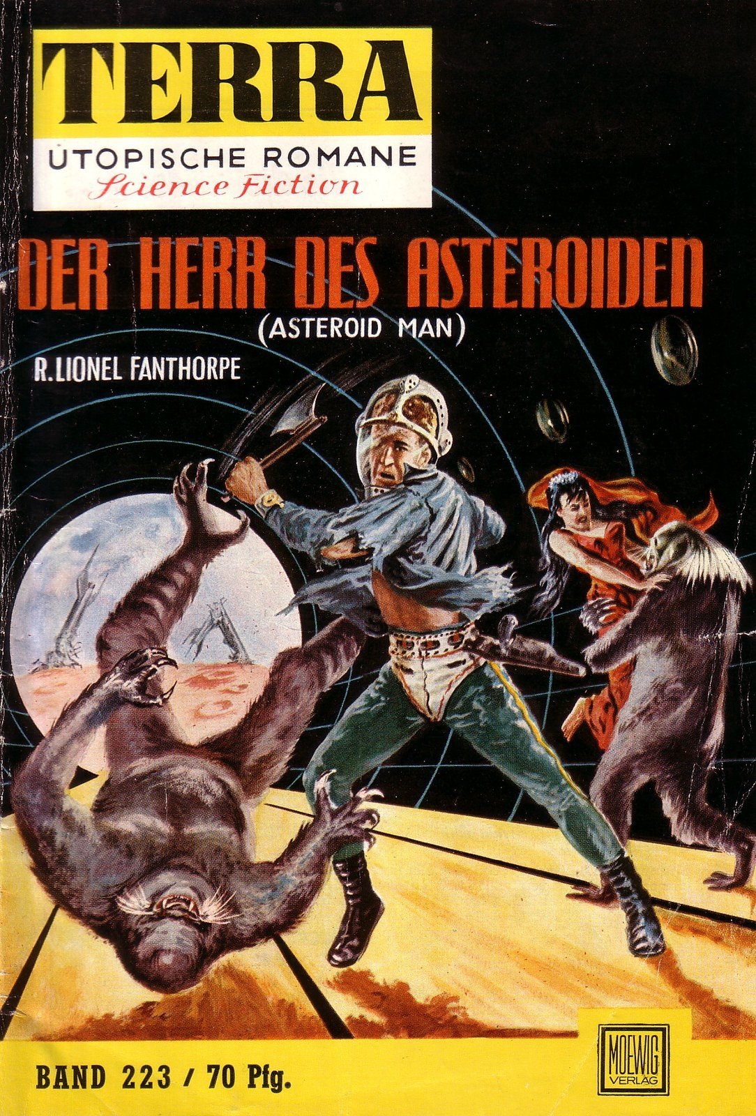 Космические монстры на обложках немецкого Sci-fi журнала Terra