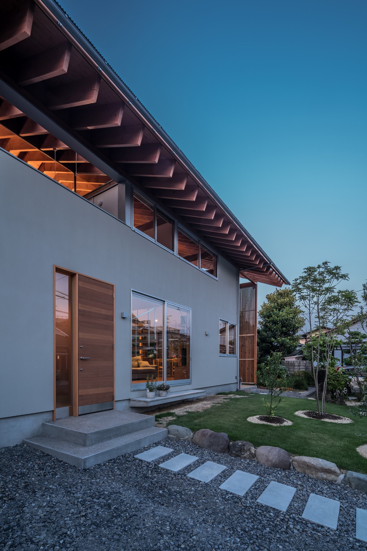 Уютный семейный дом с Тори-мичи в Японии