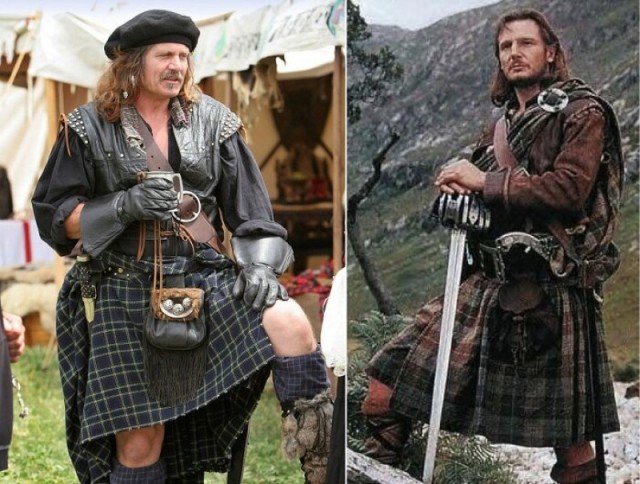 Почему же мужчины в Шотландии носят юбки?