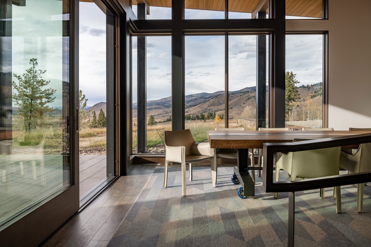 Современная резиденция в Скалистых горах Айдахо