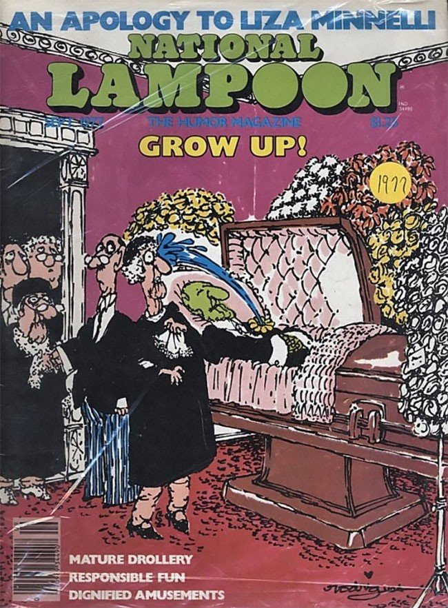 Остроумные обложки сатирического журнала National Lampoon 70-х годов
