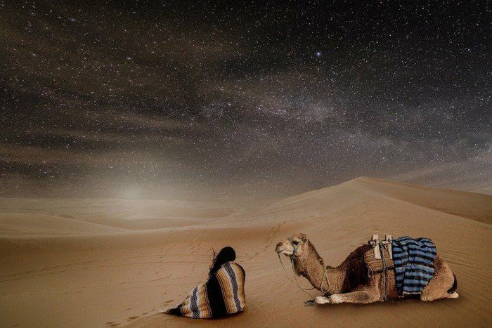 Почему в пустынях днём очень жарко, а по ночам очень холодно?