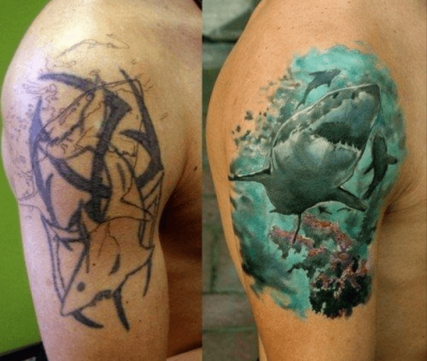 Исправление и перекрытие провальных татуировок