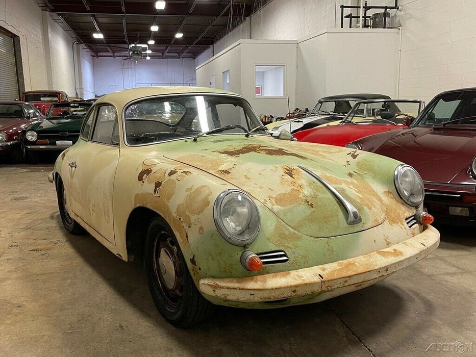 Porsche1963 года простоял 40 лет в сарае и способен передвигаться
