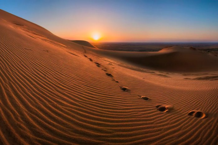 Самые высокие дюны: какая толщина у песка в пустыне?
