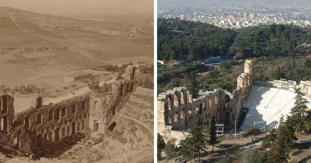 Знаменитые места на снимках в прошлом и сейчас