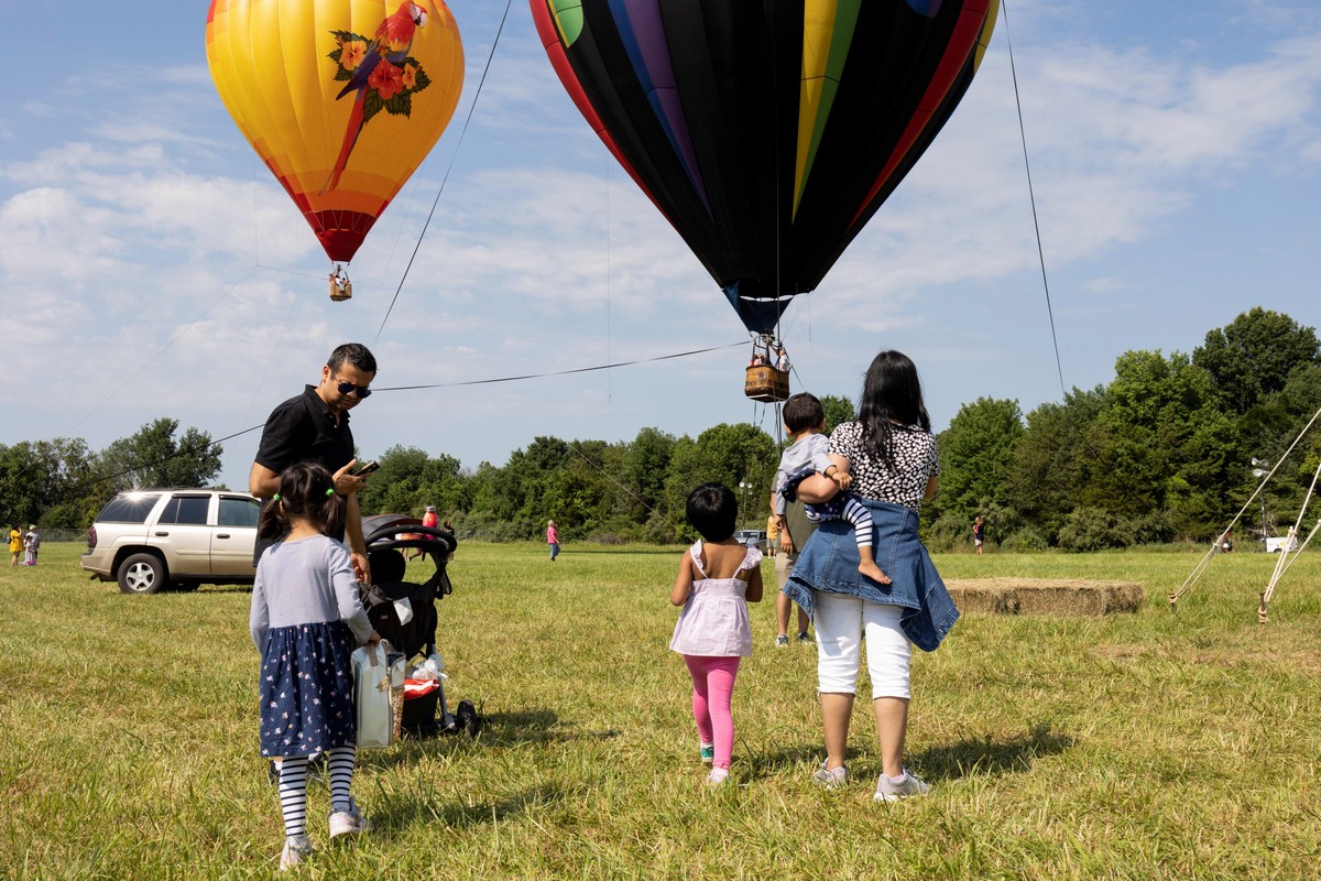 Фестиваль воздушных шаров в штате Нью-Джерси