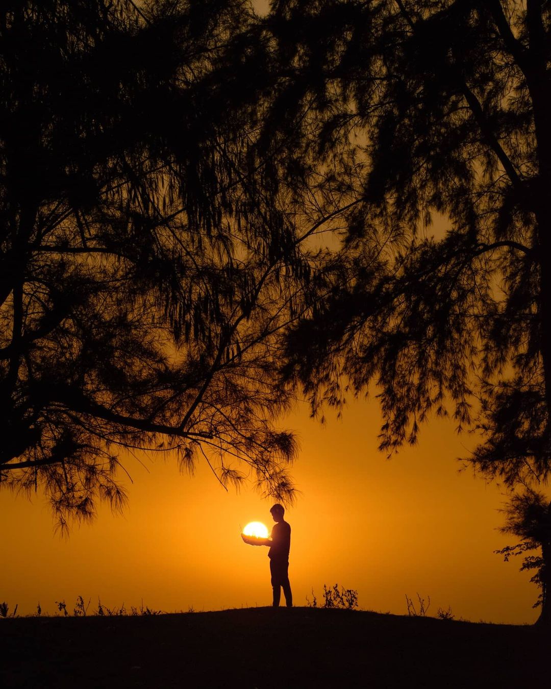 Индийский фотограф показывает, как можно небанально сфотографировать закат