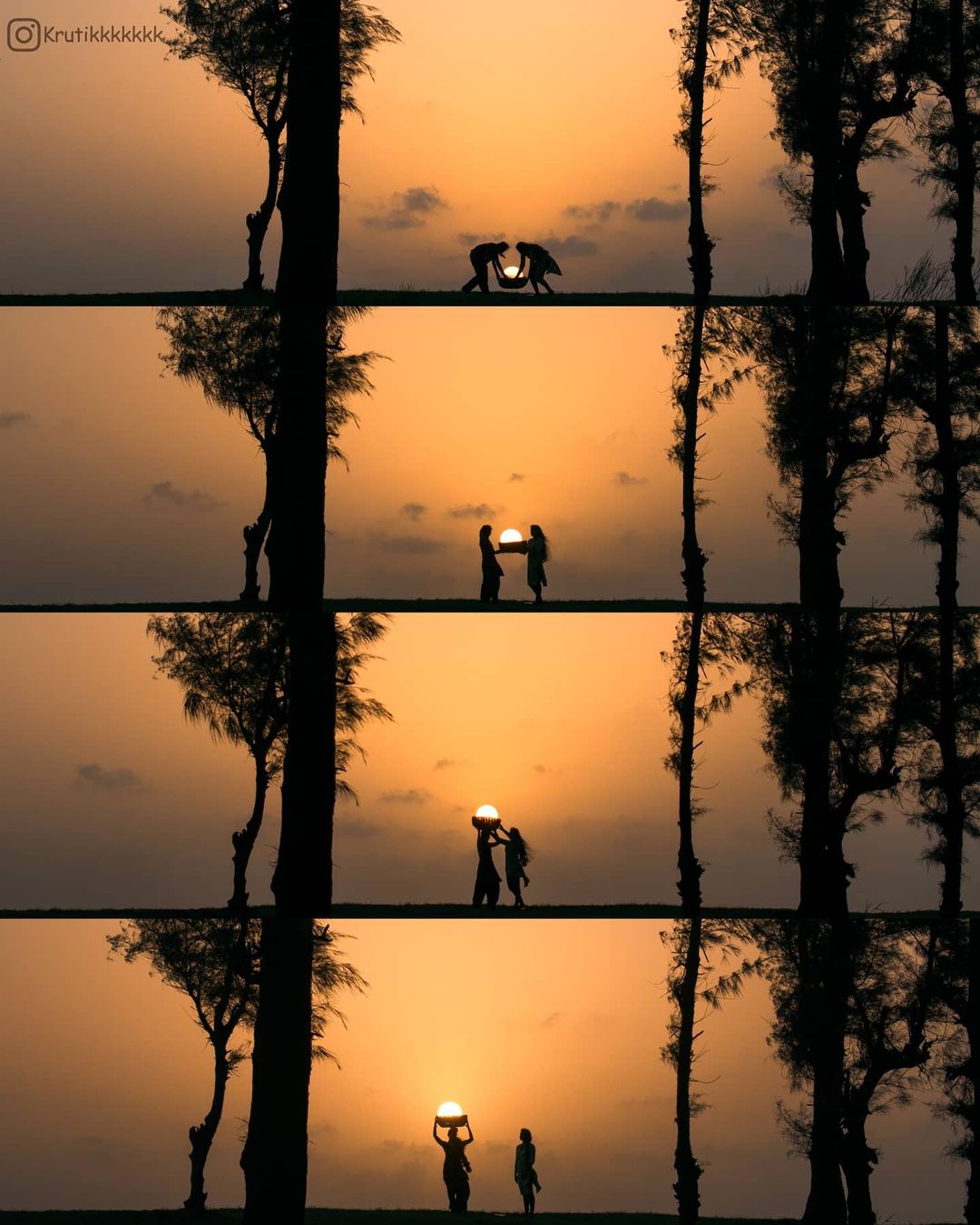 Индийский фотограф показывает, как можно небанально сфотографировать закат