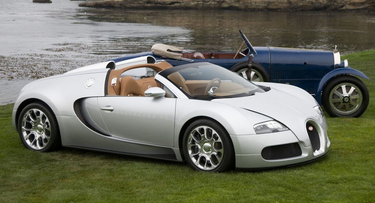 Первый прототип гиперкара Veyron Grand Sport 2008 года выпуска