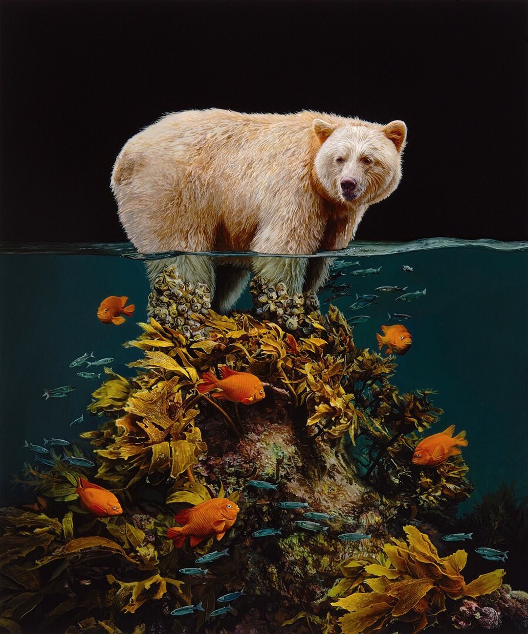 Животные между двух миров на реалистичных картинах Лизы Эриксон