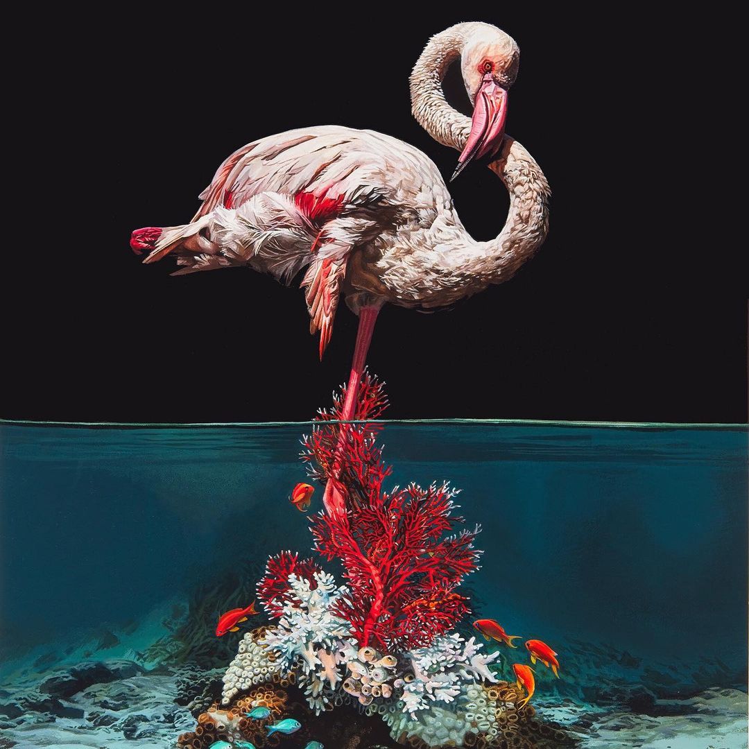Животные между двух миров на реалистичных картинах Лизы Эриксон