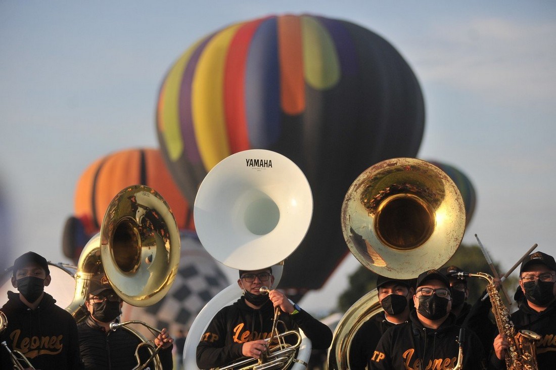 Фестиваль воздушных шаров Festival del Globo в мексиканском городе Пуэбла