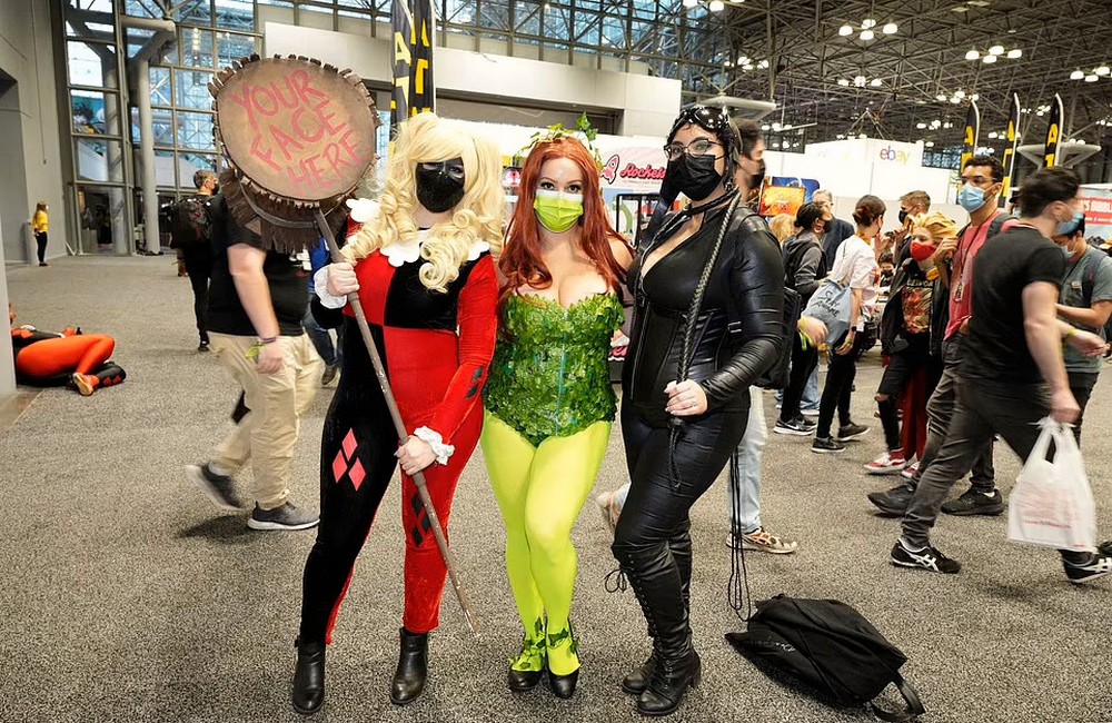 Яркие посетители с Comic Con 2021 в Нью-Йорке