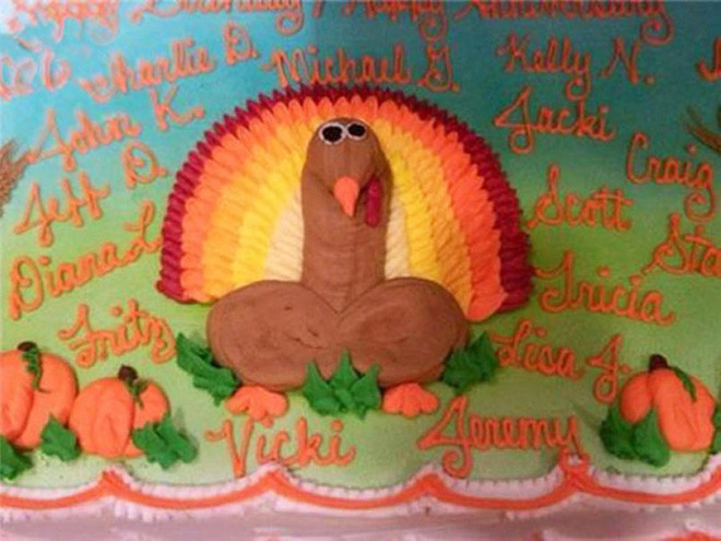 Праздничные торты на День благодарения, которые не получились