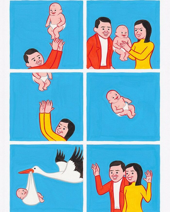 Саркастические иллюстрации от мастера чёрной комедии Хуана Корнельи