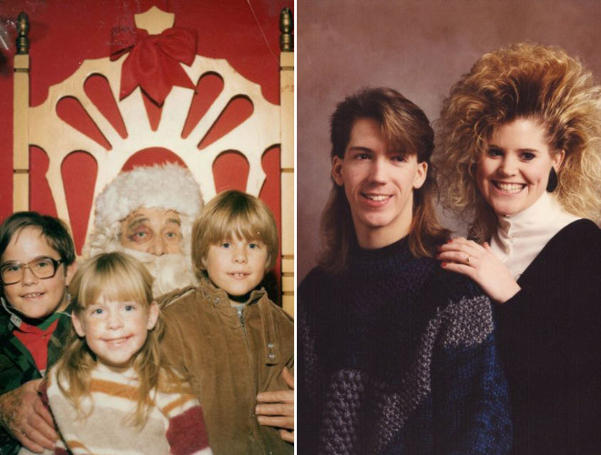Забавные и нелепые семейные фотографии 1980-х годов