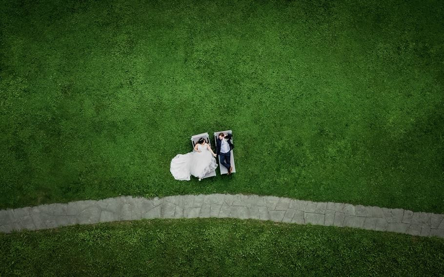 Лучшие свадебные фотографии с высоты Drone Photo Awards 2021