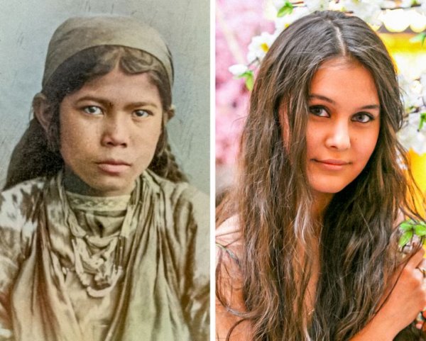 Как изменилась внешность женщин разных народов более чем за 100 лет