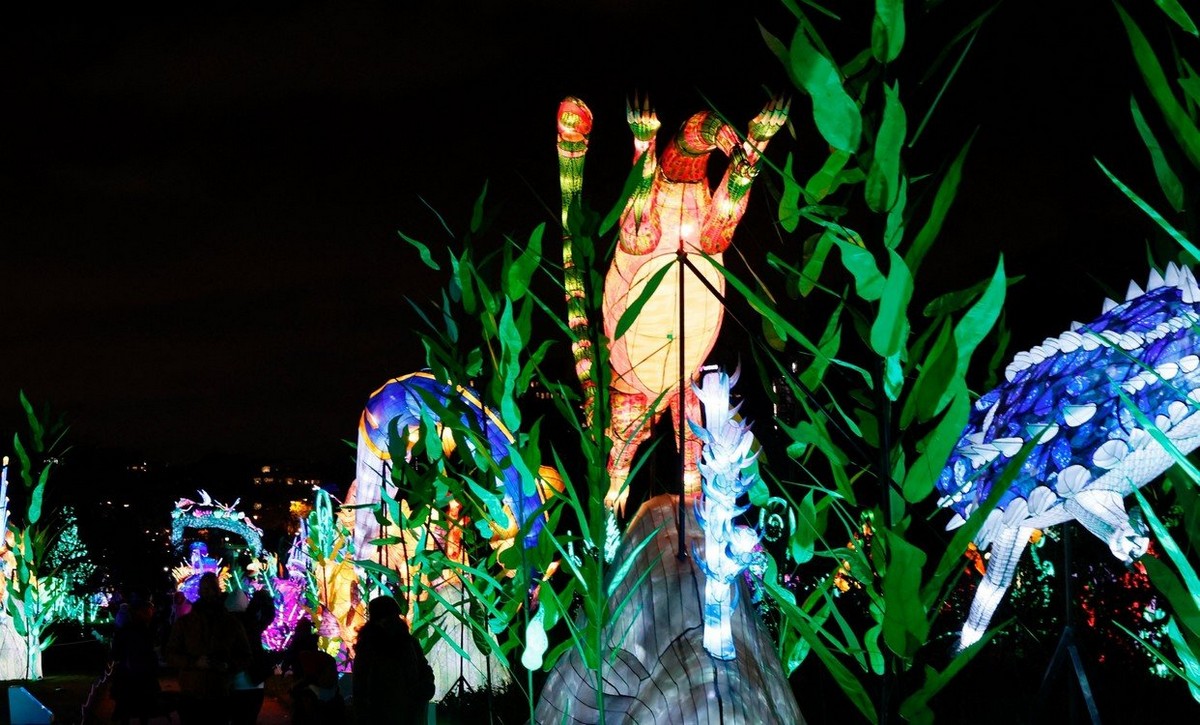 Фестиваль огней проходит в Саду растений Парижа