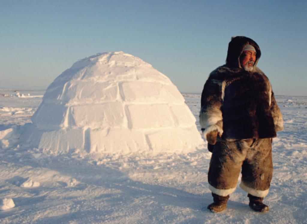 Как устроено иглу – зимнее жилье эскимосов
