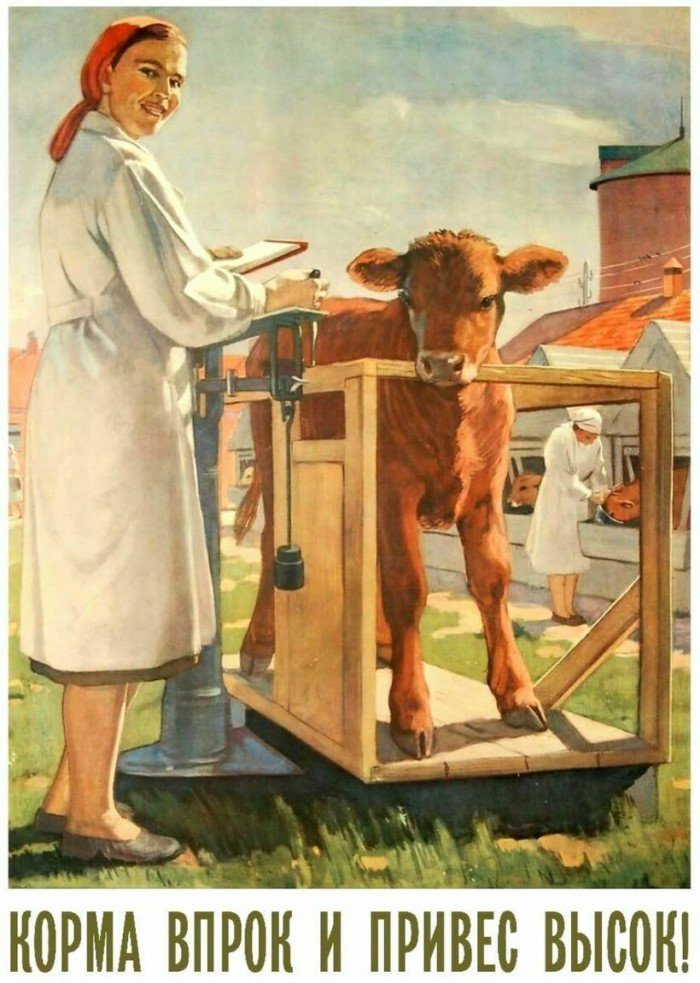 Плакаты из СССР, которые поднимали сельское хозяйство