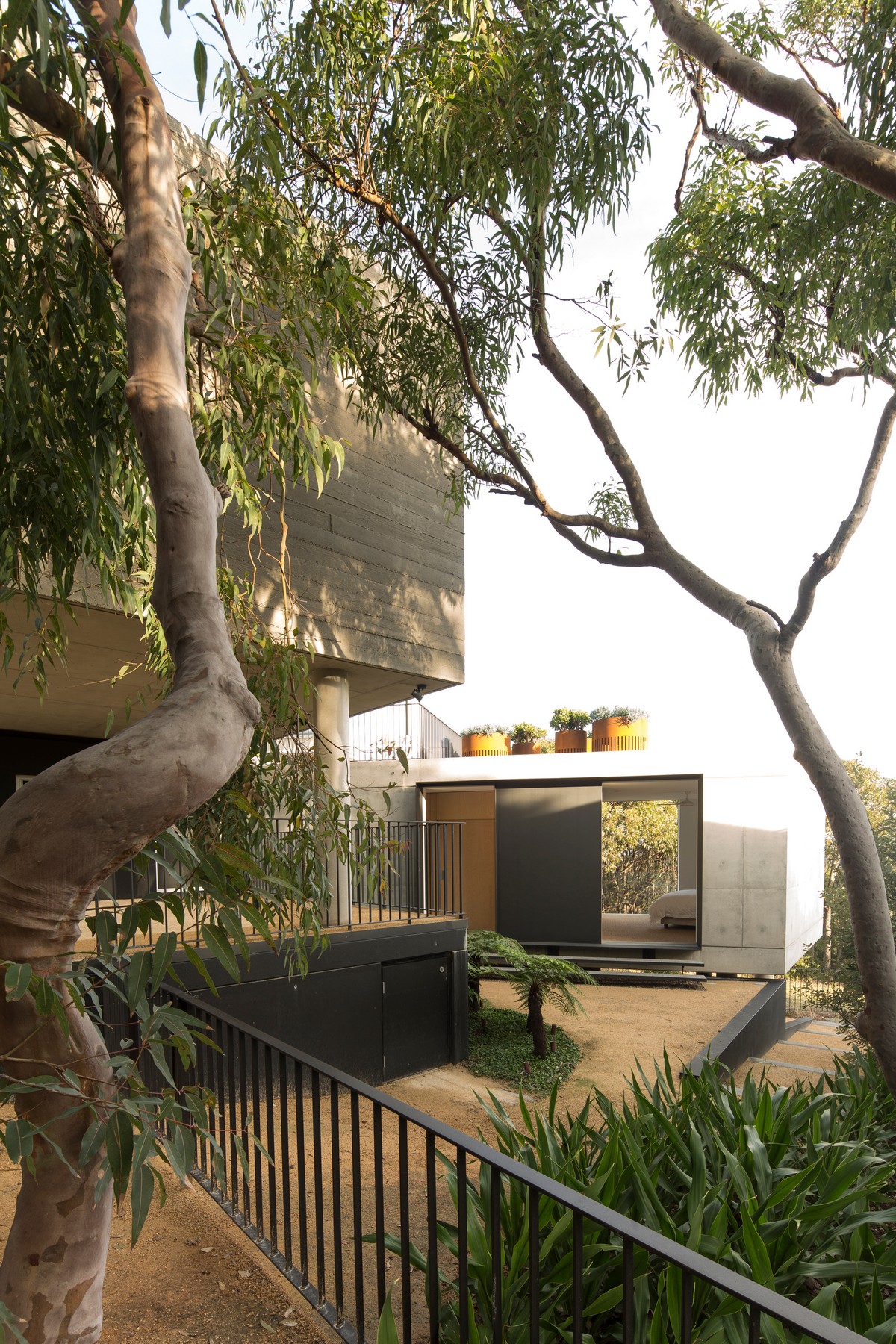 Бетонный дом для загородного отдыха в Австралии