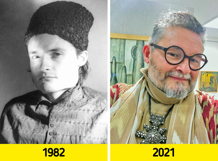 Знаменитые дизайнеры и стилисты России в молодые годы и сейчас