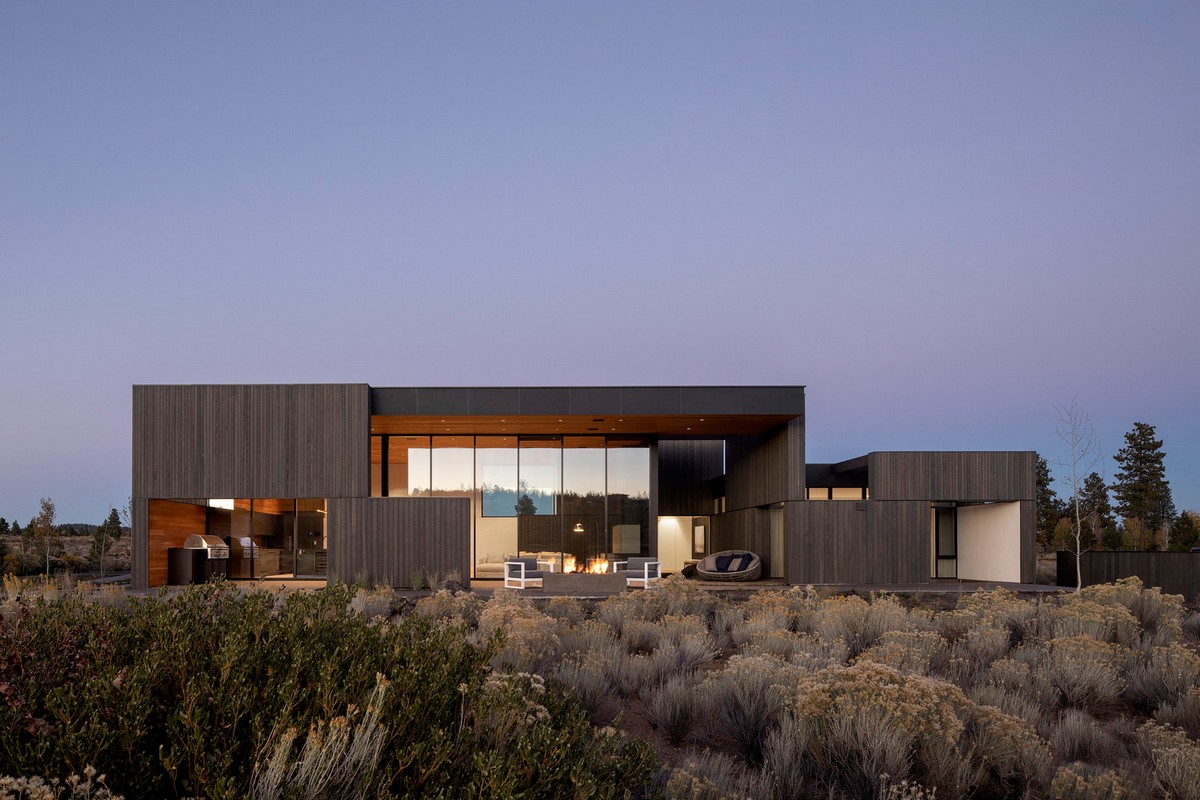 Семейная резиденция для отдыха в высокой пустыне в США Картинки и фото