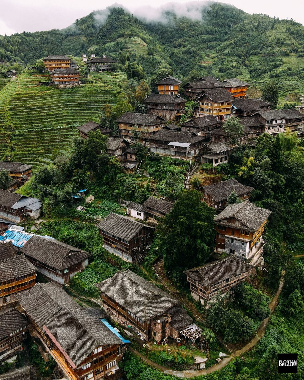 Красота отдаленных китайских провинций на пейзажных аэрофотоснимках