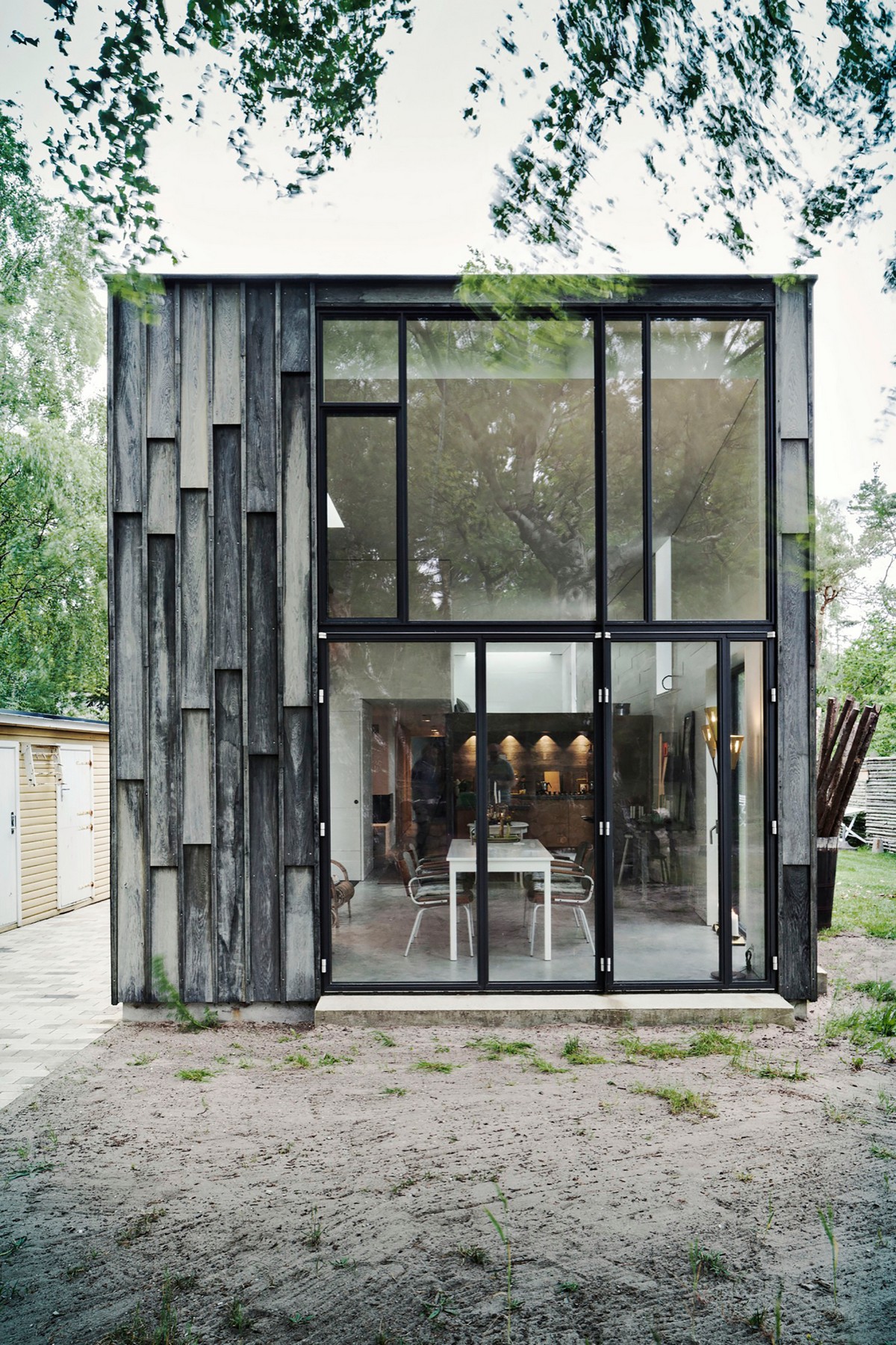 Деревянный лесной дом в Дании
