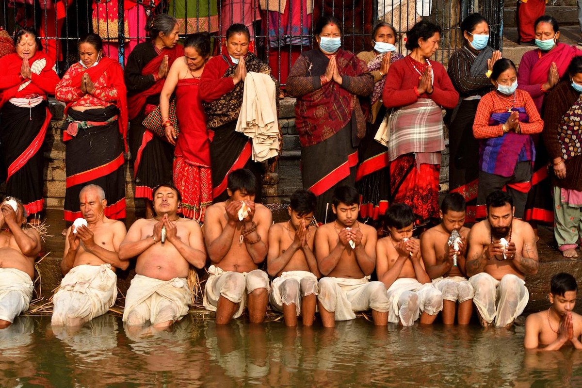 Ежегодный фестиваль Мадхава Нараян в Бхактапуре