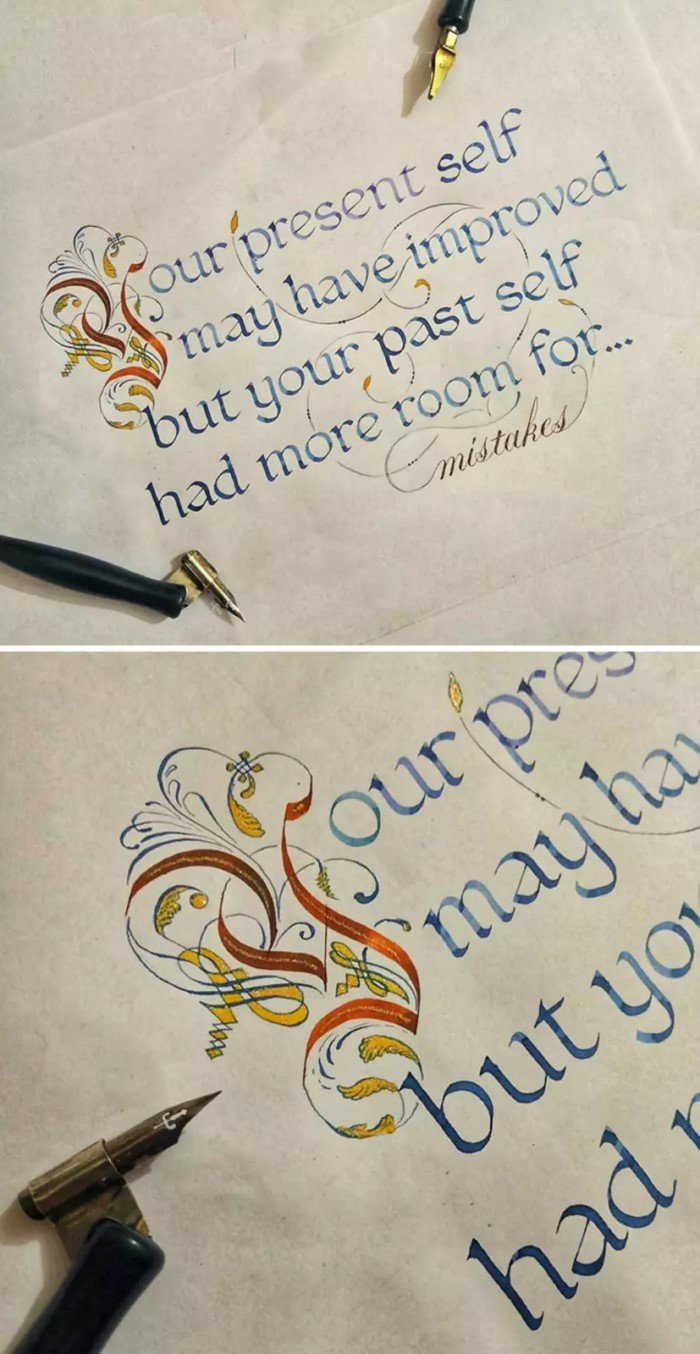 Примеры идеального почерка для любителей каллиграфии