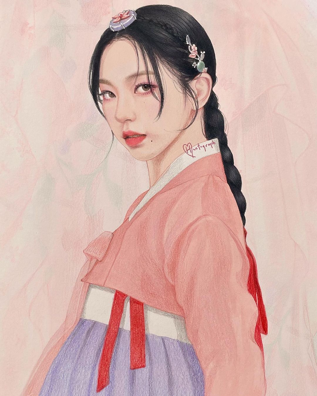 Чувственные портреты девушек от корейской художницы