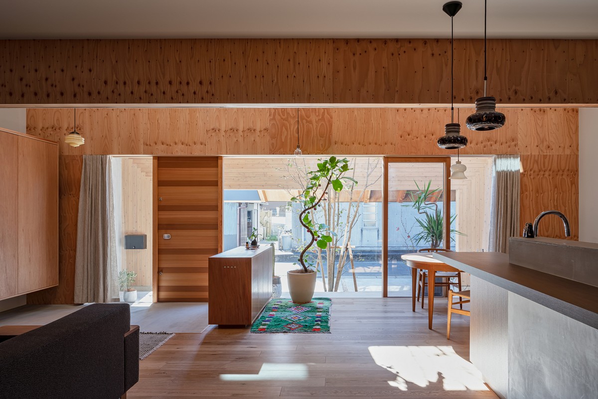 Дом с открытым пространством в Японии Картинки и фото
