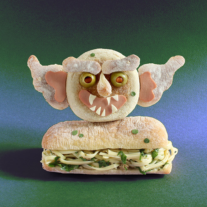 Сэндвич-монстры - художественные бутерброды от Касии Хаупт