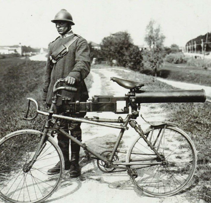 Боевые велосипеды и как их применяли
