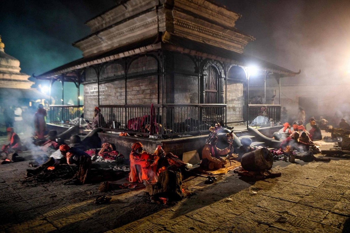 Праздник Маха Шиваратри в Непале на снимках