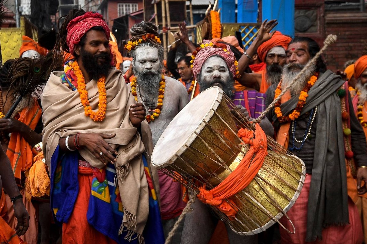 Праздник Маха Шиваратри в Непале на снимках