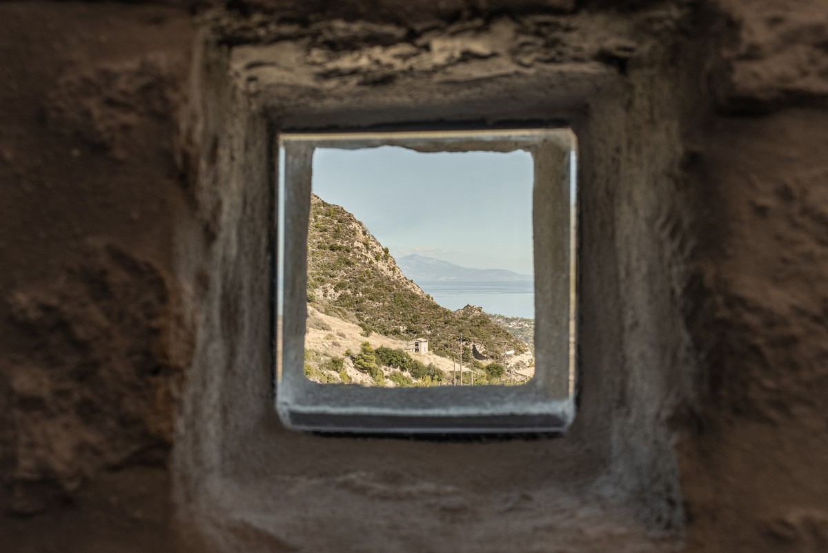 Сельский каменный дом для уединения в Греции