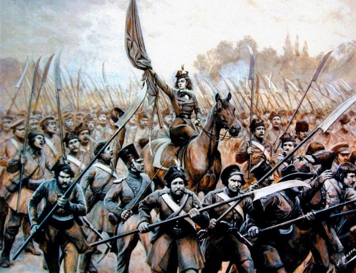 Четыре крупных народных восстания, которые произошли в Российской империи