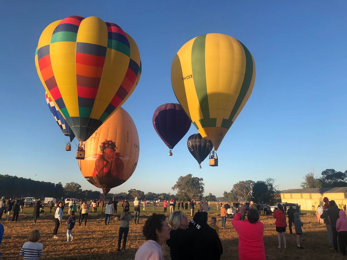 Фиеста воздушных шаров в Австралии