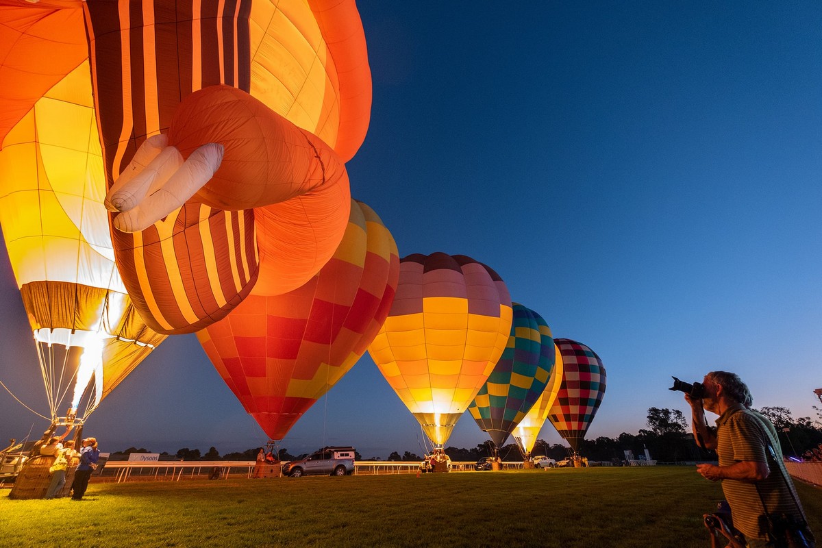 Фиеста воздушных шаров в Австралии