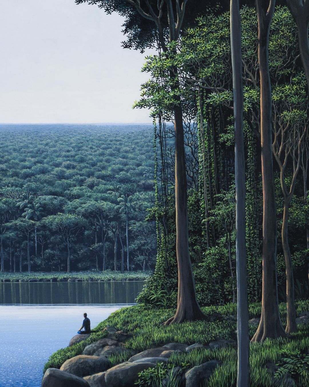 Томас Санчес рисует гигантские леса и массивные ландшафты