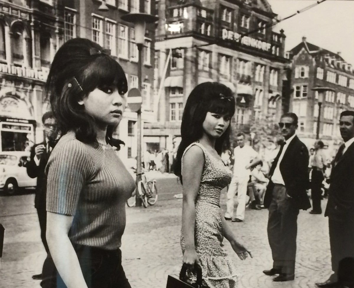 Снимки людей на улицах Амстердама в 1960-е и 70-е годы